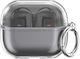TPU Earbuds Case Shock Resistant Samsung Galaxy Buds 3/3 Pro Ahastyle WG162 Transparent