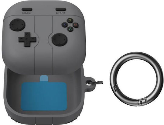 Schützende Silikonhülle Ahastyle Wg164 Samsung Galaxy Buds4 / 4 Pro Dunkelgrau