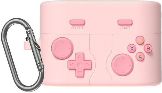 Калъф За Слушалки Силиконов Sony Wf-1000xm6 Xdcase Retro Game Console Стил Розов