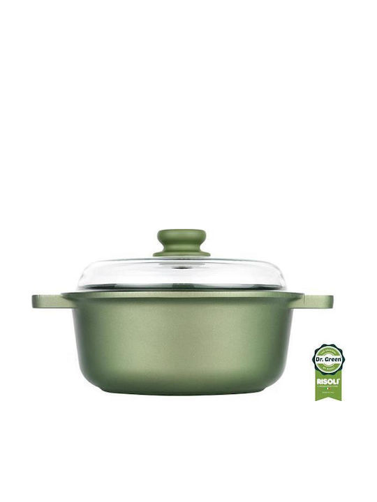 Risoli Dr Green Deep Pot Made of Cast Aluminum 3.5lt / 24cm