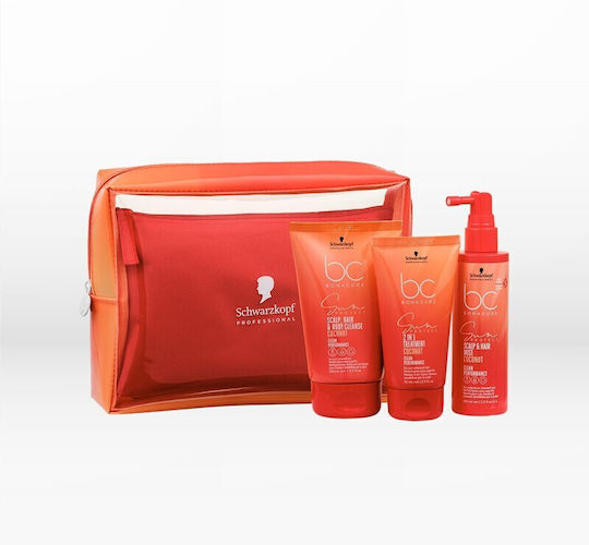 Schwarzkopf Professional Bc Bonacure Sun Protect Pouch 3-in-1 Cleanse 100ml + 2-in-1 Treatment 75ml + Protection Mist 100ml