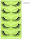 5 Pairs Set Green False Lashes Fox Eye Type Voluminous Realistic Fox Eye Shape Curly Curls Specification 3dmao-04
