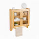 Relaxdays Dulap De Baie 60x13x63cm Bej