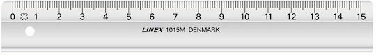 Linex 1015m Σχολικός Χάρακας 150 Mm X 22 Mm Διαφανής Άκρη Μελάνι Tuschekante