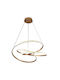 Inlight Pendant Ceiling Light Gold LED with Adjustable White Light 60x60cm