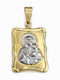 Ioannis Kosmima Pendant Kids Charm with Virgin Mary in 9K Gold AFP-924743Y