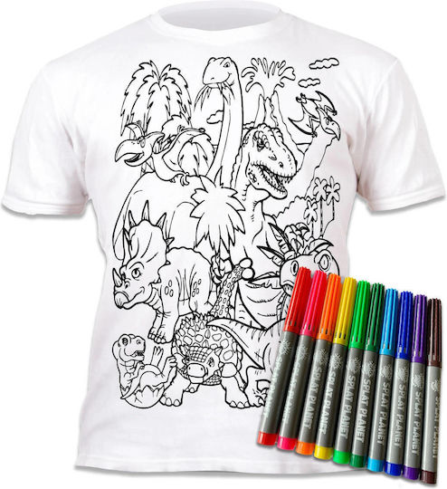Splat Planet Malerei T-Shirt