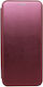 Huawei Nova 5T Flip Open Flipbook Eco-piele Bordo