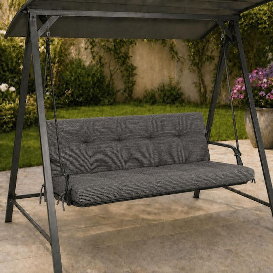Pucioasa Garden Swing Cushion Gray Melange 50x150 cm Pucioasa Garden Swing Cushion Gray Melange 50x150 cm