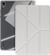 Husă Avizar Galaxy Tab S11 Modulară Origami Funcție Stand Design Gri Deschis