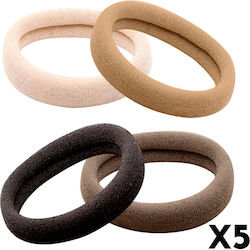 Set 20 Elastic Hair Tendency Comfortable Brown