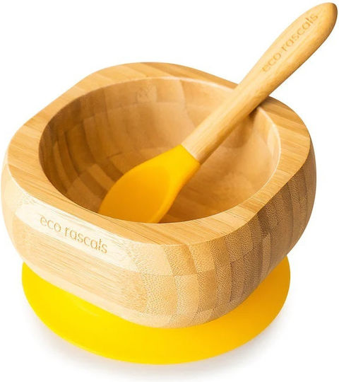 Eco Rascals Kids Food Bowl from Bamboo Beige