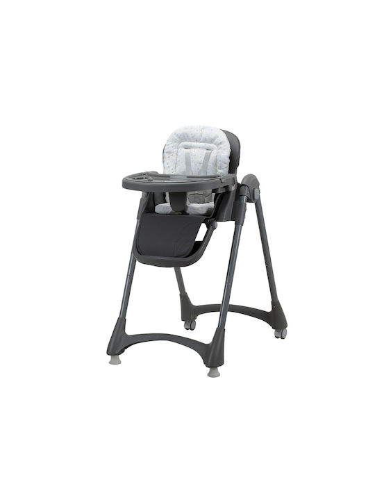 Asalvo Klappbarer Baby Hochstuhl Grau Asalvo Klappbarer Baby Hochstuhl Grau