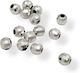 Silberne 925 Perlen Diamantierte Tagée 4mm 10 Stück