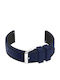 Pacific Gummi-Armband Marineblau 22mm