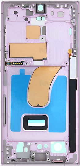 Clappio Replacement Central Chassis Samsung Galaxy S23 Ultra Lavender