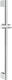 Avizar Shower Bar Adjustable Height Angle Chrome Finish Anti-corrosion Silver