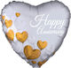 Μπαλόνι Foil 18" Καρδιά "happy Anniversary"