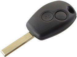 Renault Clio Kangoo Laguna Master Megane Modus Thalia Trafic Twingo Remote Control Housing Straight Blade Grooves 2 Buttons