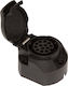 Conector Priză Remorcă Auto 13 Pin 12v Standard Iso Capac Negru