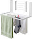 Relaxdays Uscătoare Rufe Pliabilă Pandantivă Inox 25x40,5cm