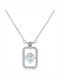 Destiny Necklace for Photography from Gold Plated Silver Blue