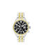 Visetti Men's Battery Watch with Silver Metal Bracelet