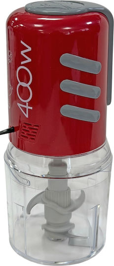 TnS Πολυκόπτης Multi 400W με Δοχείο 500ml Κόκκινος