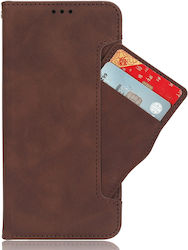 Tel1 TCL 40 NXTPAPER 4G Skin Feel Calf Card Slots Book Case Brown Tel1 TCL 40 NXTPAPER 4G Skin Feel Calf Card Slots Book Case Brown