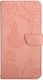 Tel1 Xiaomi Poco C65 Xiaomi Redmi 13c 4g/5g Skin Feel Butterfly Embossed Book Case Pink