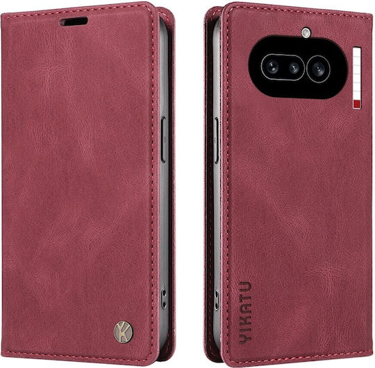 Yikatu Book Burgundy (Nothing Phone (4a))