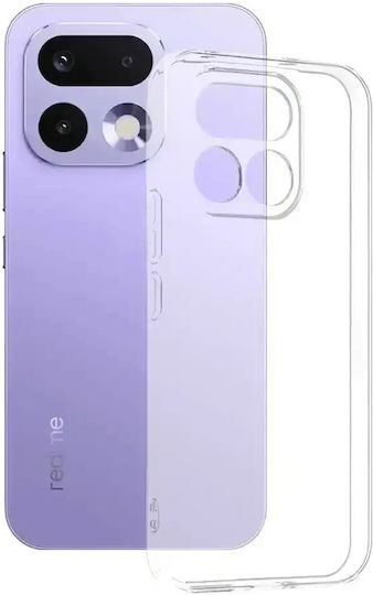Techwave Rückseite Umschlag aus Silikon 2mm Transparent (Realme 16 Pro+)