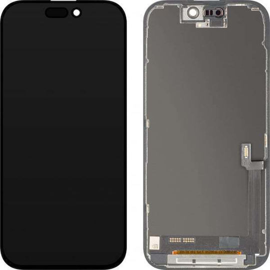 Екран Модул със Сензорен Механизъм за Apple Iphone 17 (Черен)