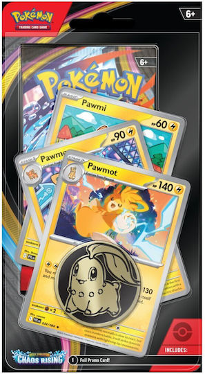 Pokemon Tcg Mega-Entwicklung Chaos Rising Premium Checklane Blister Pawmot
