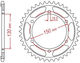 JT Sprockets Rear Sprocket