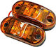Set Trailer Lights LED Waterproof with Screws 2 Pieces
