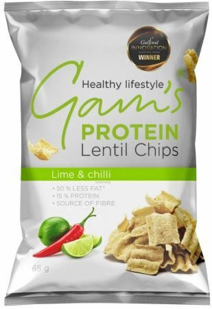 Chipsuri De Linte Proteice Lime & Chili Gam's 65gr