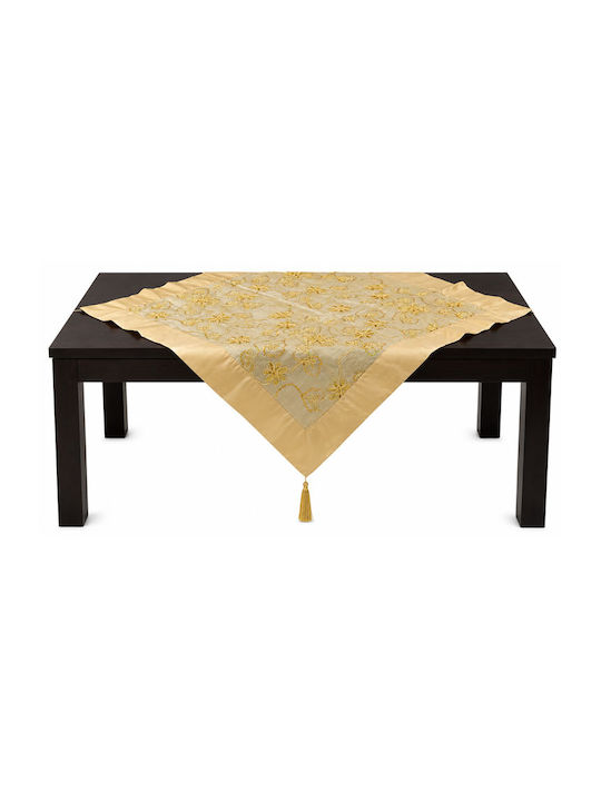 Inart Tablecloth Champagne-Gold 90x90cm