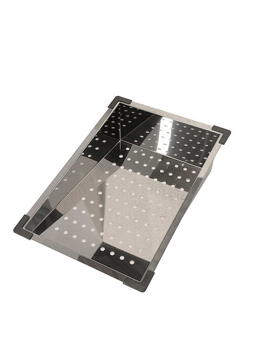 Sanitec Sită Pentru Chiuvetă Inox Argintiu 26.5x37.5cm