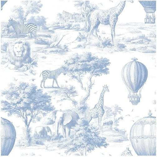Ntampoudis Decoration Fabric 27x500cm Light Blue