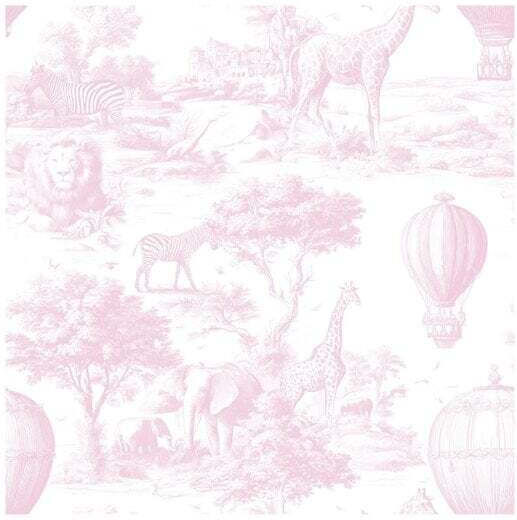 Ntampoudis Decoration Fabric 27x500cm Pink