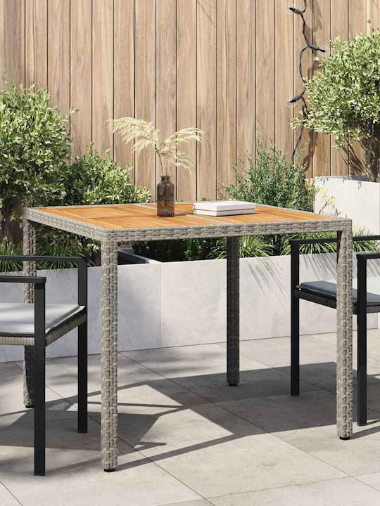 Garten- und Terrassentisch für Kleine Außenbere...