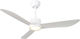 Eurolamp Deckenventilator 127cm mit Leuchte Weißer