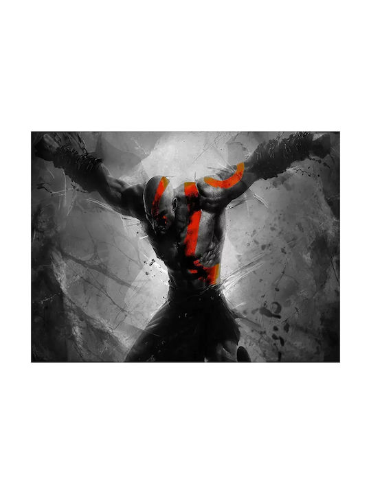 Gaming Poster God War Kratos Gm029 40cm X 50cm