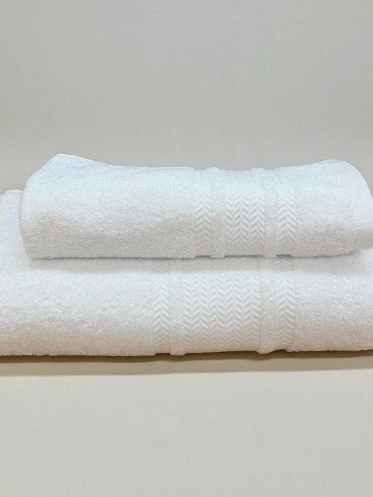 Linea Home Πετσέτα Προσώπου Pied 50x90εκ. Λευκή...
