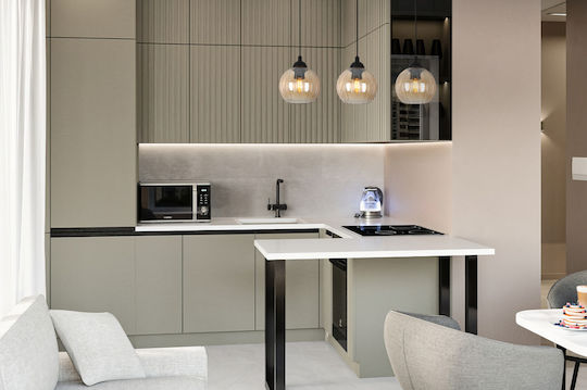 Light Home Deckenleuchte Schwarz mit Lampenbirnensockel E27