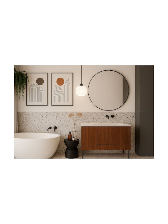 Light Home Κρεμαστό Φωτιστικό Μαύρο με Ντουί E27