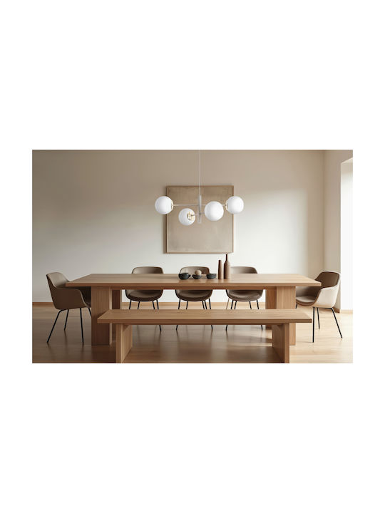 Light Home Κρεμαστό Φωτιστικό Χρυσό με Ντουί E14