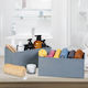 Relaxdays Drawer Organizer in Grey Colour 13x28.5x28.5cm 8 Pieces