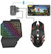 22126-320-00-46 Ασύρματο Οπτικό Gaming Πληκτρολόγιο με RGB φωτισμό (Αγγλικό US) Γκρι
